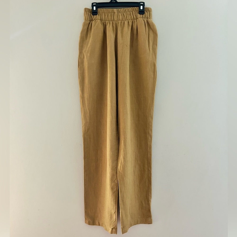Conscious Clothing Sunset Trousers size Medium mustard yellow